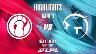 [Highlights] IG vs TT - Game 1 | Tuần 1 Ngày 4 | LPL Mùa Xuân 2022