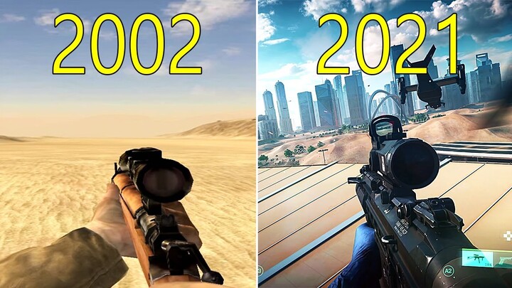 Evolution of Battlefield Games 2002-2021
