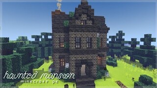 [Minecraft] 🔪🎃Haunted Victorian Mansion Part 1 | aesthetic halloween minecraft tutorial