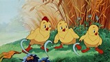Bộ phim hoạt hình Liên Xô năm 1954 thực sự tuyệt vời! Ba chú gà chăm chỉ làm ruộng nhưng chó mèo lườ