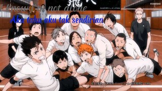 ALONE lirik dan terjemahan ♡haikyuu