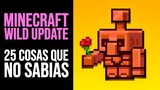 MINECRAFT 1.19 WILD UPDATE:  25 Cosas que NO SABÍAS [Curiosidades]