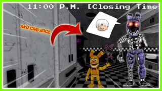 JAM 11 MALEM GILIRAN JADI ANIMATRONIK BONNY FREDDY PASBEAR HAUS BOCIL HAHA!!! ROBLOX MIKOCIL