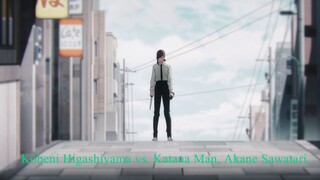 Chainsaw Man 2022_ Kobeni Higashiyama vs. Katana Man, Akane Sawatari