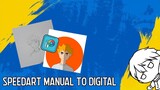 Speedart Gambar Manual ke Digital #barubelajar