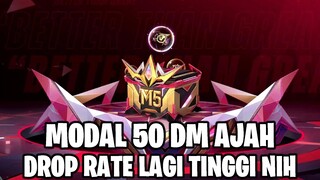 M5 PASS CUMA 50DM LANGSUNG DAPAT DARI GACHA M5 SUPPORT CHEST - DROP RATE LAGI TINGGI NIH