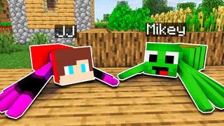 How Mikey & JJ Shapeshift to Spider Mutant in Minecraft Challenge (Maizen Mazien Mizen)