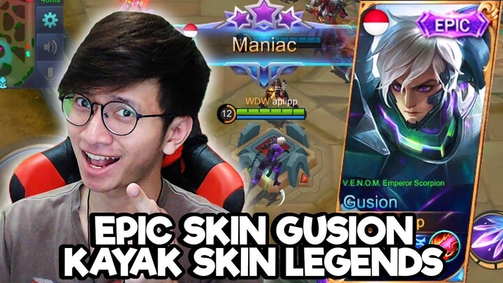 NEW SKIN EPIC GUSION MACAM SKIN LEGENDS ! [GIVEAWAY] - MOBILE LEGENDS INDONESIA