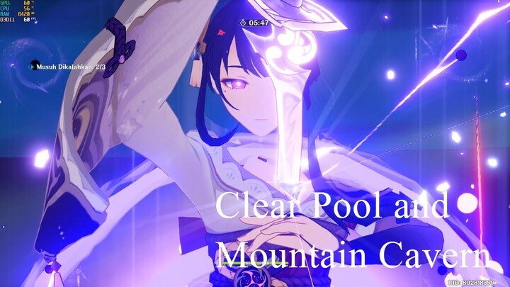 Genshin Impact - Fastest way to clear "Clear Pool and Mountain Cavern" domain