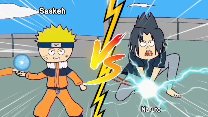 Animasi parodi Naruto vs Sasuke
