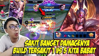 SAVAGE Freya - Damage Gak Ada Obat 1 vs 5 menang | Build Freya Tersakit 2020