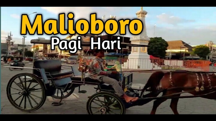 MALIOBORO DI PAGI HARI TANPA PKL
