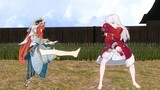 [Đánh nhau MMD]Klara VS Nelu