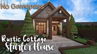 Minami Oroi Bloxburg Speedbuild No Gamepass Rustic Cottage Starter House - May 1 2021