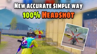 100% Accurate Simple Way To Headshot and Win Every Close Combat | PUBG MOBILE and BGMI