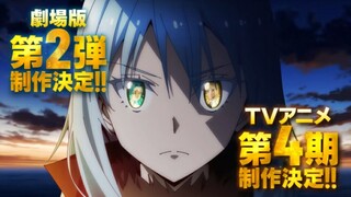 [Breaking News!] "That Time I Got Reincarnated as a Slime"4th season & 2nd movie  to be produced