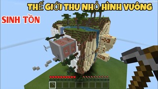 THỬ SỐNG TRÊN THẾ GIỚ THU NHỎ HÌNH VUÔNG CÓ ĐỦ THỨ || SẼ TN TRONG MINECRACT PE