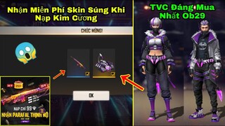 [Garena Free Fire]/Sự Kiện Nhận Skin Súng Miễn Phí Khi Nạp Kim Cương,Đặt Trước TVC Tháng 9 Mới