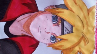 I tried to draw Boruto