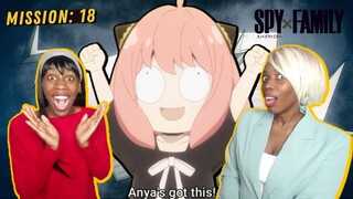 ANYA FAILS *WITH ELEGANCE* | Twilight & Yor React to Spy X Family Part 2 | Episode 18 Reaction