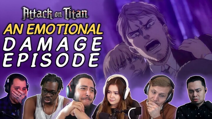 Fans Reaction to Jean Beats Up Reiner Scene! Attack On Titan Season 4 Episode 25