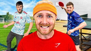 I Challenged YouTubers To Their Favourite Sports 3!!