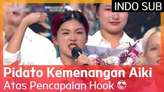 Pidato Kemenangan Aiki Atas Pencapaian Hook 😎 #StreetWomanFighterKDanceBattle 🇮🇩INDOSUB🇮🇩