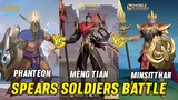 Minsitthar MLBB VS Pantheon LOL Wild Rift VS Meng Tian HOK KOG Hero Skill Effect Comparison 2023