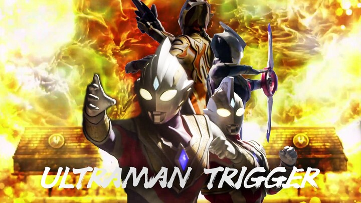 "Cố gắng hết sức... để bảo vệ ngày mai của mọi người..." "Ultraman Trigga" "Câu chuyện ĐIÊN"