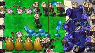 [Plants vs. Zombies] คุณสร้างผู้เล่นตัวจริงแล้วฉันจะตั้งค่า VS สุ่มซอมบี้ 70 ตัว วิธีไหนจะชนะ?