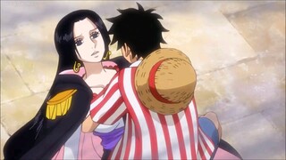 Luffy and Boa Hancock sweet moment🥰