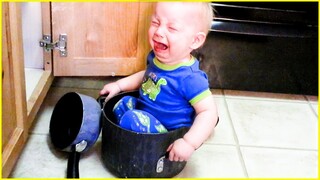 Most Funniest Babies Stuck Fails Compilation - Hardest LAUGH Challenge