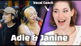 Vocal Coach Reaction to Adie and Janine Berdin - Mahika LIVE on Wishbus ..gorgeous duet!