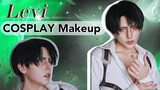 Levi Ackerman Cosplay MAKE UP TUTORIAL | HOW TO Male Cosplay Makeup Tips and Tricks