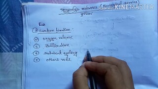 Ecological services class 12