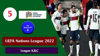 Kết quả Bóng đá hôm nay UEFA Nations League 22/23 Vòng 5 Nhóm A,B,C. Bảng xếp hạng và Lịch thi đấu