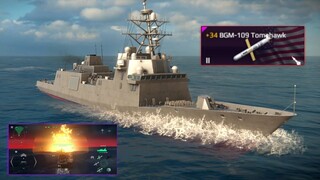 Modern Warships: USS FFGX with nuclear Tomahawlk missile. online match