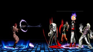 Kof Mugen High Tech Whip Vs Orochi Blood Team