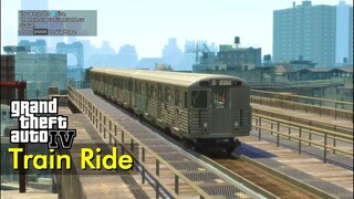 B/C (Blue) Line Subway Train Ride | GTA IV