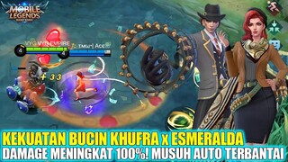 IRI LIHAT KHUFRA & ESMERALDA BUCIN - MUSUHNYA AUTO AFK! MOBILE LEGENDS INDONESIA