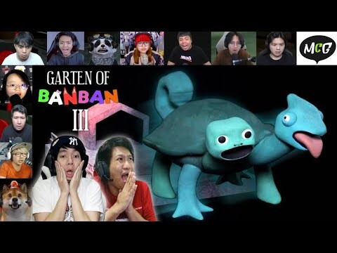 REAKSI GAME BERTEMU MONSTER TAMATAKI & CHAMATAKI, SI KURA" BERKEPALA 2!!! | Garten Of Banban 3