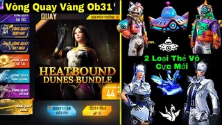 [Garena Free Fire]/Review Gói Đồ VQMM Vàng,2 Loại Thẻ Vô Cực,Vòng Quay Chế Tác Và Sự Kiện Triệu Đô