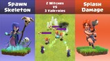 Every Level Witch VS Every Level Valkyrie | Clash of Clans