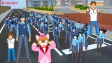 Yuta Dibohongi Kucing Pink - Polisi Takagi Kaget Banyak Polisi Meninggoy | Sakura School Simulator