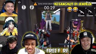 REAKSI KOCAK GAMER FREE FIRE KESANGKUT 😂 | FREE FIRE INDONESIA