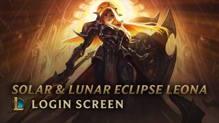 Solar & Lunar Eclipse Leona | Login Screen - League of Legends