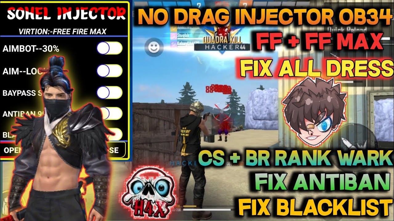 Ob34 Update Free Fire Max Hack Mod Menu | Free Fire Max Hack Mod Apk -  Bilibili