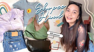 Shopee Haul Philippines 🛒👖 (mom jeans, iphone cases, bags)