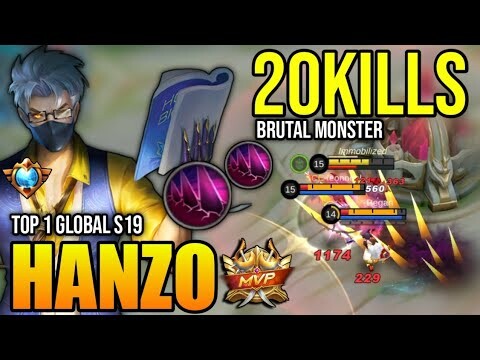 HANZO BEST BUILD 2022 | BUILD TOP 1 GLOBAL HANZO GAMEPLAY | MOBILE LEGENDS✓