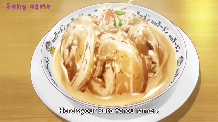 RAMEN DAISUKI KOIZUMI SAN 🍜 || PART-1 || slurpy sounds || ramen eating #anime #mouthwateringvideo